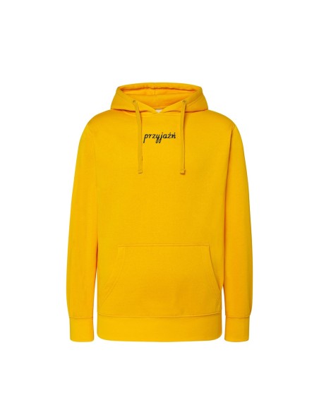 Original Hoodie żółta Z czarnym Haftem przyjaźń