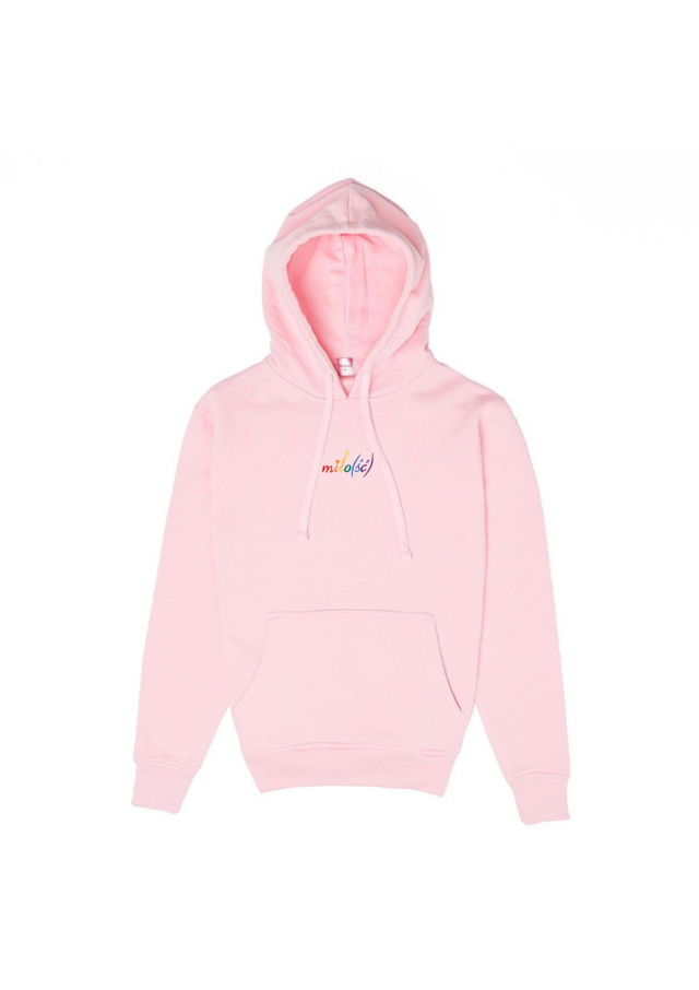NOWOŚĆ! Jasnoróżowa original hoodie tęczowa Miło(ść)